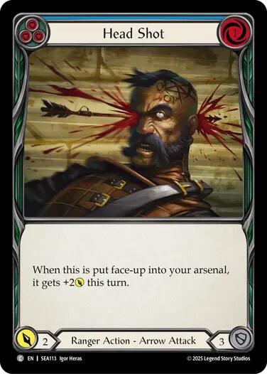 Head Shot (Blue) [SEA113] (High Seas) | Card Citadel
