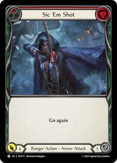 Sic 'Em Shot (Red) [SEA117] (High Seas) | Card Citadel