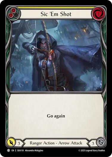 Sic 'Em Shot (Yellow) [SEA118] (High Seas) | Card Citadel