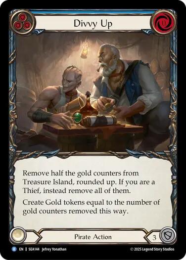 Divvy Up [SEA144] (High Seas)  Rainbow Foil | Card Citadel