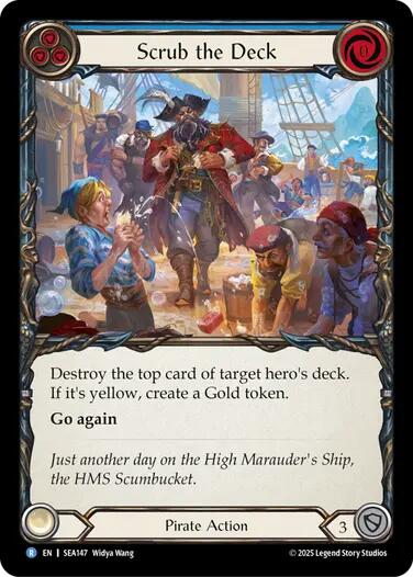 Scrub the Deck [SEA147] (High Seas)  Rainbow Foil | Card Citadel