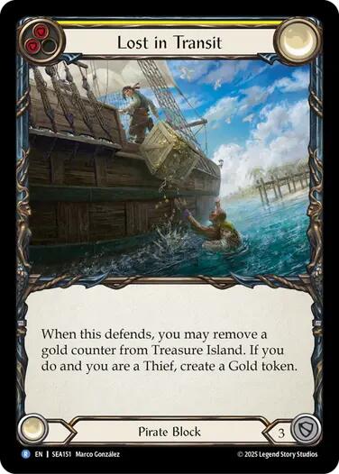 Lost in Transit [SEA151] (High Seas)  Rainbow Foil | Card Citadel