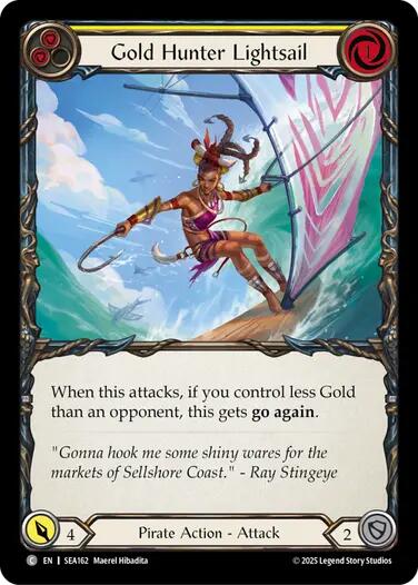 Gold Hunter Lightsail [SEA162] (High Seas) | Card Citadel