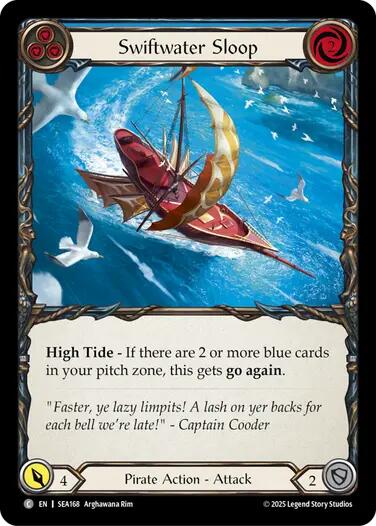 Swiftwater Sloop (Blue) [SEA168] (High Seas) | Card Citadel