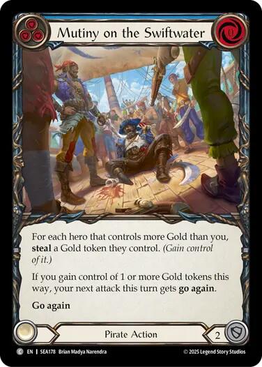 Mutiny on the Swiftwater [SEA178] (High Seas)  Rainbow Foil | Card Citadel