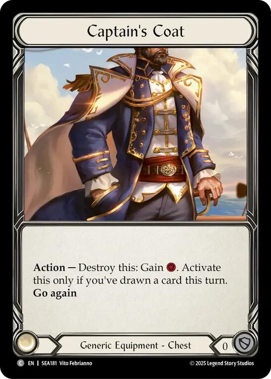 Captain's Coat [SEA181] (High Seas) | Card Citadel