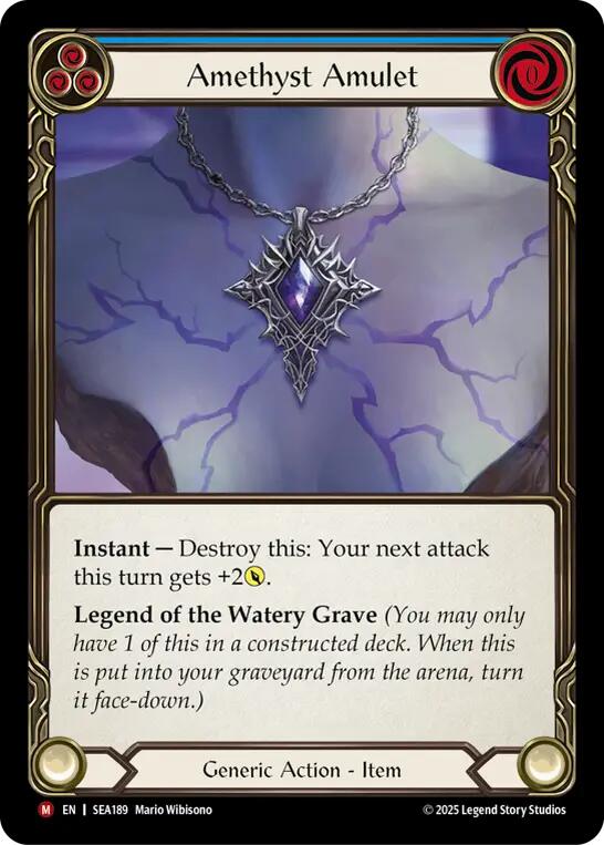 Amethyst Amulet [SEA189] (High Seas) | Card Citadel