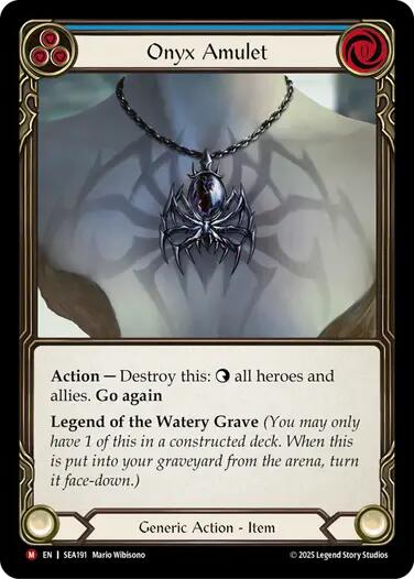 Onyx Amulet [SEA191] (High Seas) | Card Citadel
