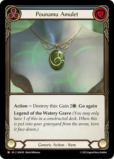 Pounamu Amulet [SEA195] (High Seas) | Card Citadel