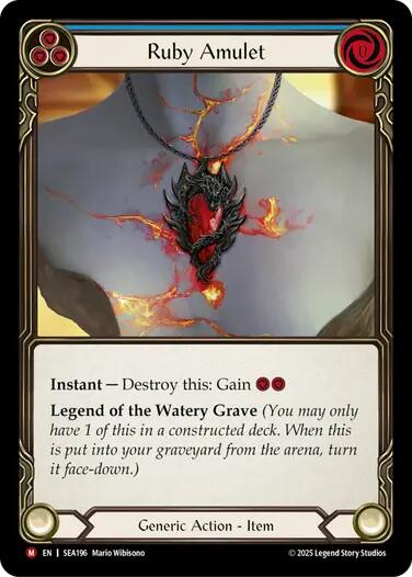 Ruby Amulet [SEA196] (High Seas) | Card Citadel