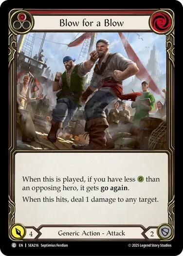 Blow for a Blow [SEA216] (High Seas) | Card Citadel