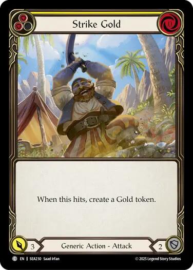 Strike Gold (Yellow) [SEA230] (High Seas) | Card Citadel
