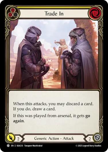 Trade In (Yellow) [SEA233] (High Seas) | Card Citadel