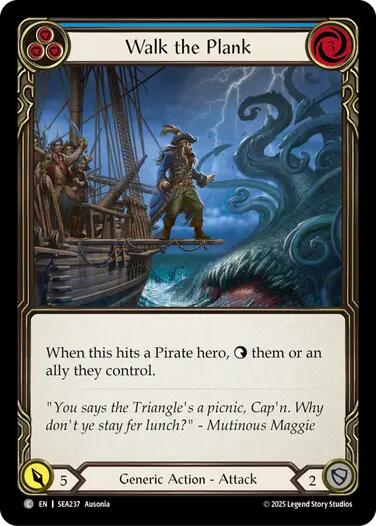 Walk the Plank (Blue) [SEA237] (High Seas) | Card Citadel
