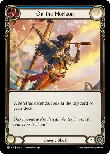 On the Horizon (Blue) [SEA243] (High Seas) | Card Citadel
