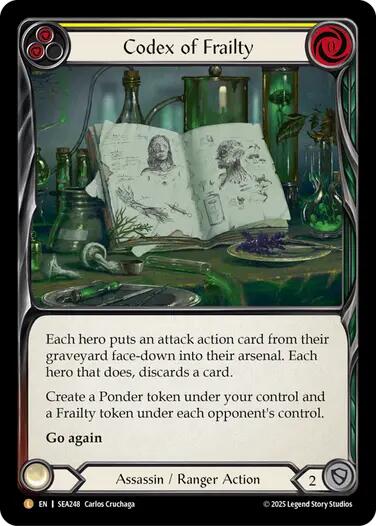 Codex of Frailty [SEA248] (High Seas)  Rainbow Foil | Card Citadel