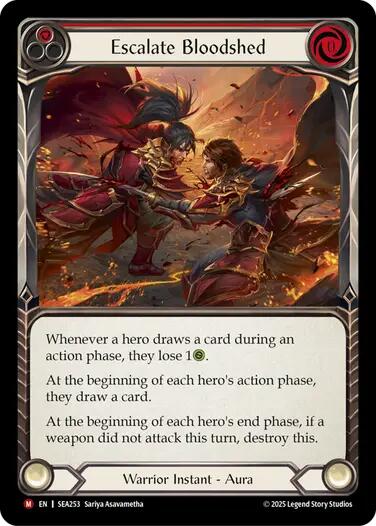 Escalate Bloodshed [SEA253] (High Seas)  Rainbow Foil | Card Citadel