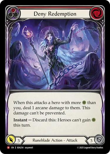 Deny Redemption [SEA254] (High Seas)  Rainbow Foil | Card Citadel