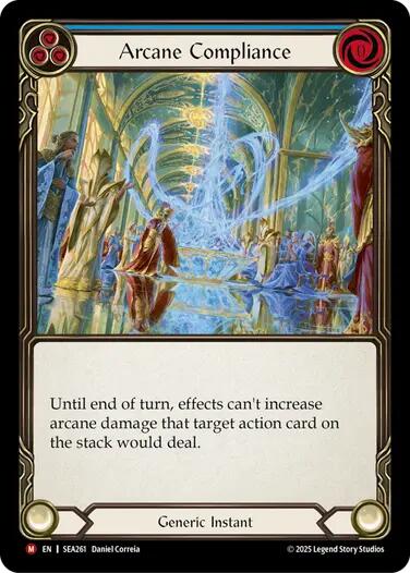 Arcane Compliance [SEA261] (High Seas)  Rainbow Foil | Card Citadel