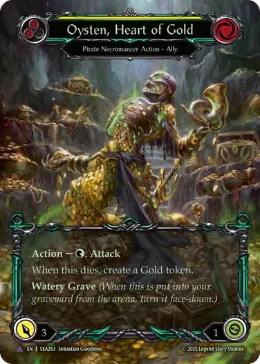 Oysten, Heart of Gold [SEA263] (High Seas)  Cold Foil | Card Citadel