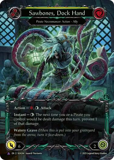 Sawbones, Dock Hand [SEA264] (High Seas)  Cold Foil | Card Citadel