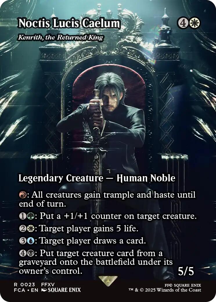 Noctis Lucis Caelum - Kenrith, the Returned King (Showcase) [FINAL FANTASY : Through the Ages] | Card Citadel