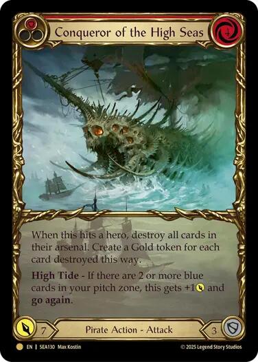 Conqueror of the High Seas (Treasure) [SEA130] (High Seas)  Cold Foil | Card Citadel