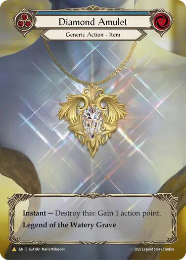 Diamond Amulet (Treasure) [SEA190] (High Seas)  Cold Foil | Card Citadel
