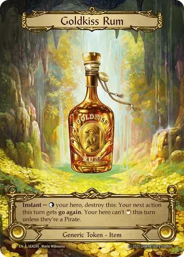 Goldkiss Rum (Treasure) [SEA245] (High Seas)  Cold Foil | Card Citadel