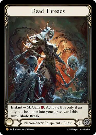 Dead Threads (Treasure) [SEA080] (High Seas)  Cold Foil | Card Citadel