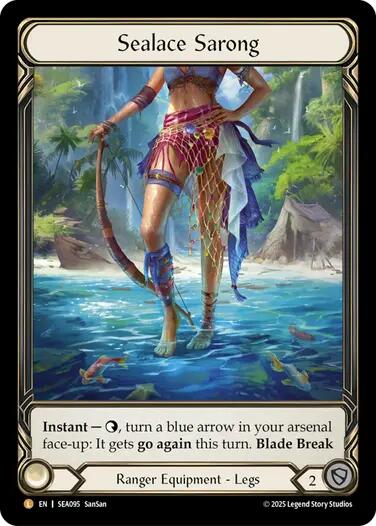 Sealace Sarong (Treasure) [SEA095] (High Seas)  Cold Foil | Card Citadel