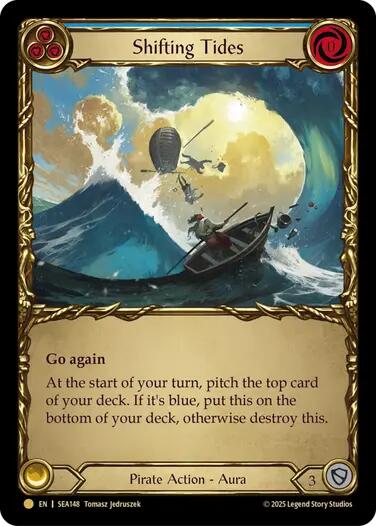 Shifting Tides (Treasure) [SEA148] (High Seas)  Cold Foil | Card Citadel