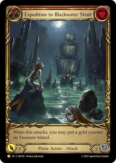 Expedition to Blackwater Strait (Treasure) [SEA156] (High Seas)  Cold Foil | Card Citadel