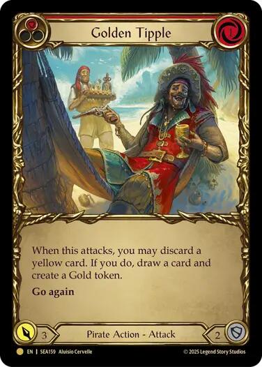 Golden Tipple (Red) (Treasure) [SEA159] (High Seas)  Cold Foil | Card Citadel