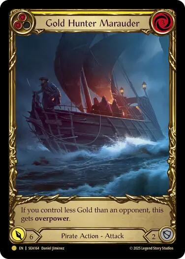 Gold Hunter Marauder (Treasure) [SEA164] (High Seas)  Cold Foil | Card Citadel