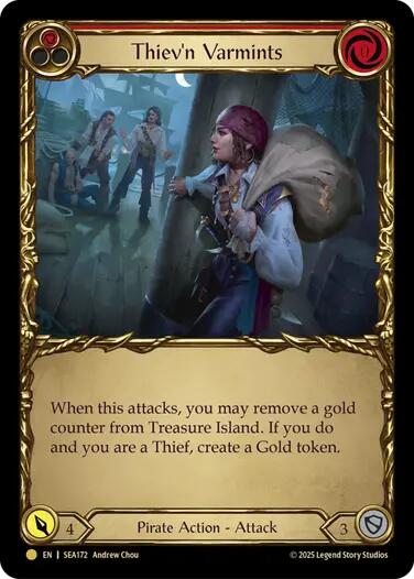 Thiev'n Varmints (Treasure) [SEA172] (High Seas)  Cold Foil | Card Citadel