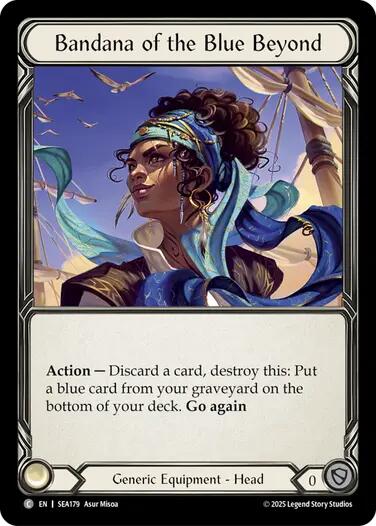 Bandana of the Blue Beyonds (Treasure) [SEA179] (High Seas)  Cold Foil | Card Citadel