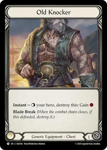Old Knocker (Treasure) [SEA182] (High Seas)  Cold Foil | Card Citadel
