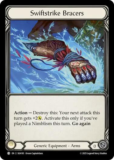 Swiftstrike Bracers (Treasure) [SEA183] (High Seas)  Cold Foil | Card Citadel
