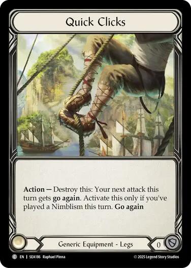Quick Clicks (Treasure) [SEA186] (High Seas)  Cold Foil | Card Citadel