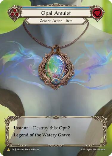 Opal Amulet (Treasure) [SEA192] (High Seas)  Cold Foil | Card Citadel