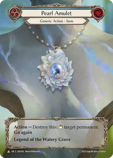 Pearl Amulet (Treasure) [SEA193] (High Seas)  Cold Foil | Card Citadel