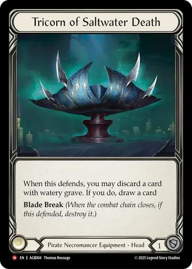 Tricorn of Saltwater Death [AGB004] (Armory Deck: Gravy Bones)  Rainbow Foil | Card Citadel