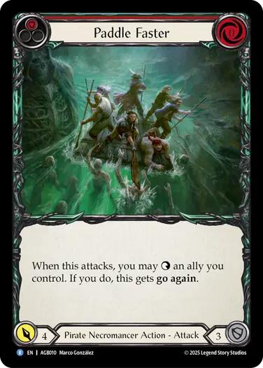 Paddle Faster [AGB010] (Armory Deck: Gravy Bones) | Card Citadel