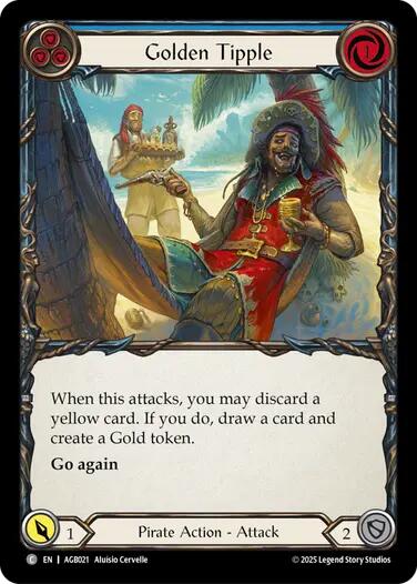 Golden Tipple (Blue) [AGB021] (Armory Deck: Gravy Bones) | Card Citadel