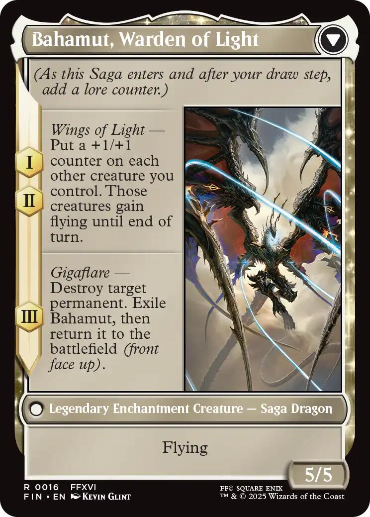 Dion, Bahamut's Dominant // Bahamut, Warden of Light [FINAL FANTASY] | Card Citadel
