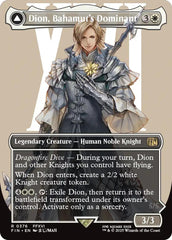 Dion, Bahamut's Dominant // Bahamut, Warden of Light (Borderless) [FINAL FANTASY] | Card Citadel