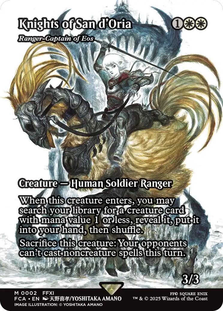 Knights of San d'Oria - Ranger-Captain of Eos (Showcase) [FINAL FANTASY : Through the Ages] | Card Citadel
