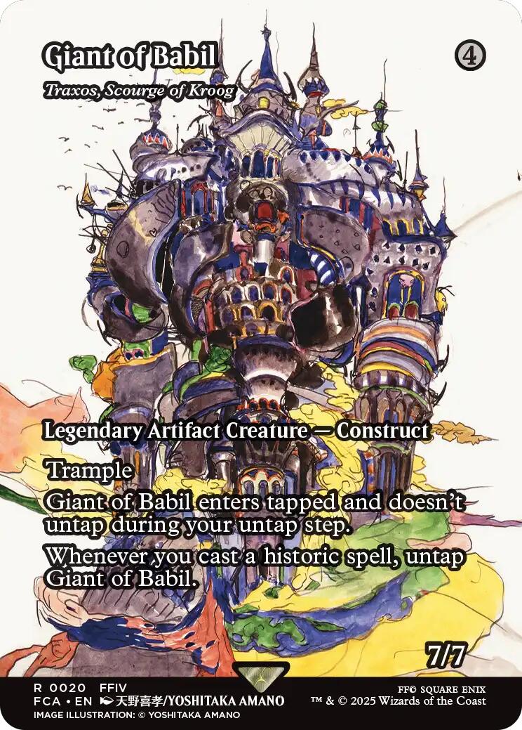Giant of Babil - Traxos, Scourge of Kroog (Showcase) [FINAL FANTASY : Through the Ages] | Card Citadel