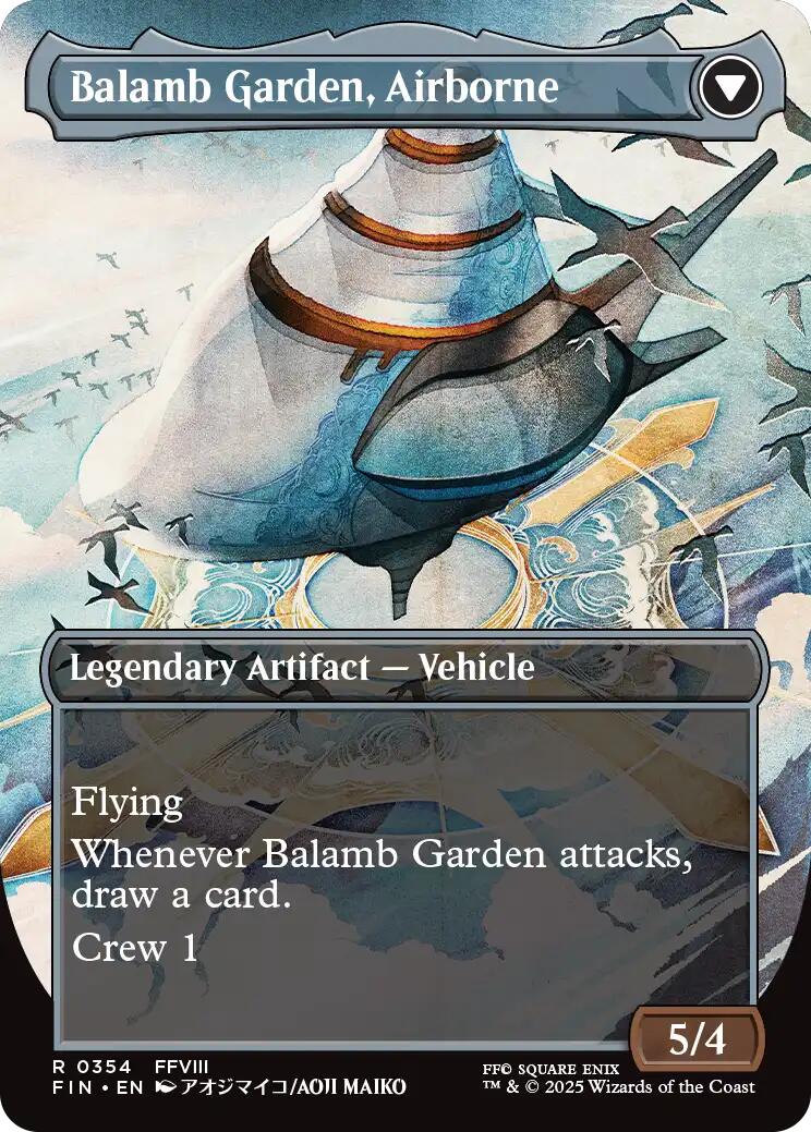Balamb Garden, SeeD Academy // Balamb Garden, Airborne (Borderless) [FINAL FANTASY] | Card Citadel